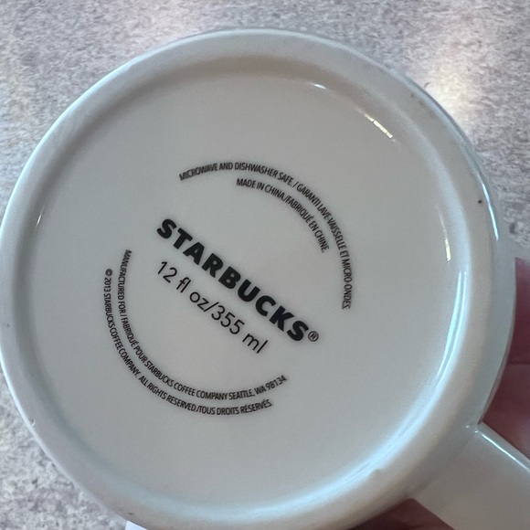 Starbucks Green Logo White Mug - Picture 3 of 3